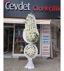 Çiftli Gelin Duvağı Beyaz Cerbela